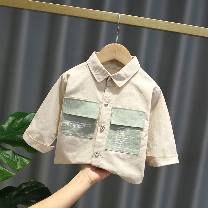 Pure Cotton Thin Children'S Spring And Autumn Children'S t Shirt