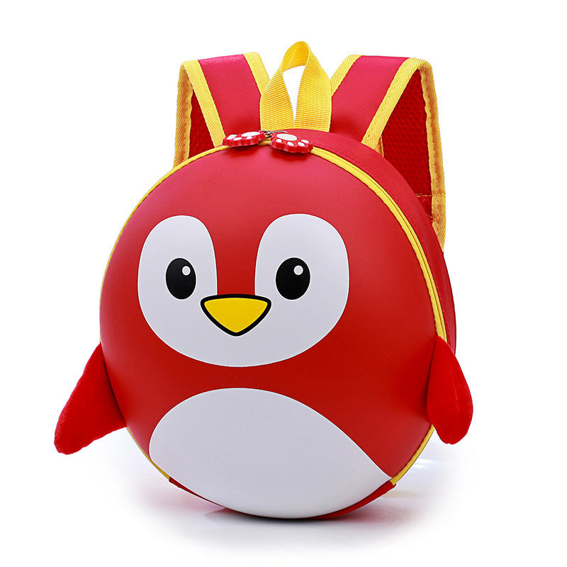 Children Cartoon Penguin Hard Shell School Bag