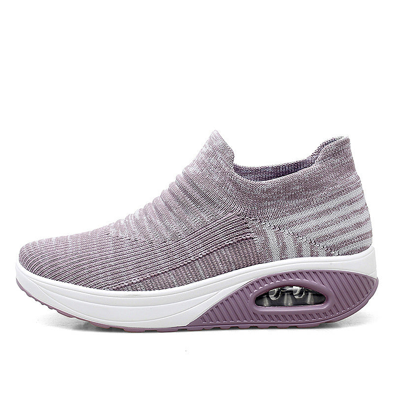 Slip-on Lazy Flying Woven Shaking Women Shoes