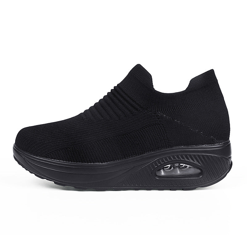 Slip-on Lazy Flying Woven Shaking Women Shoes