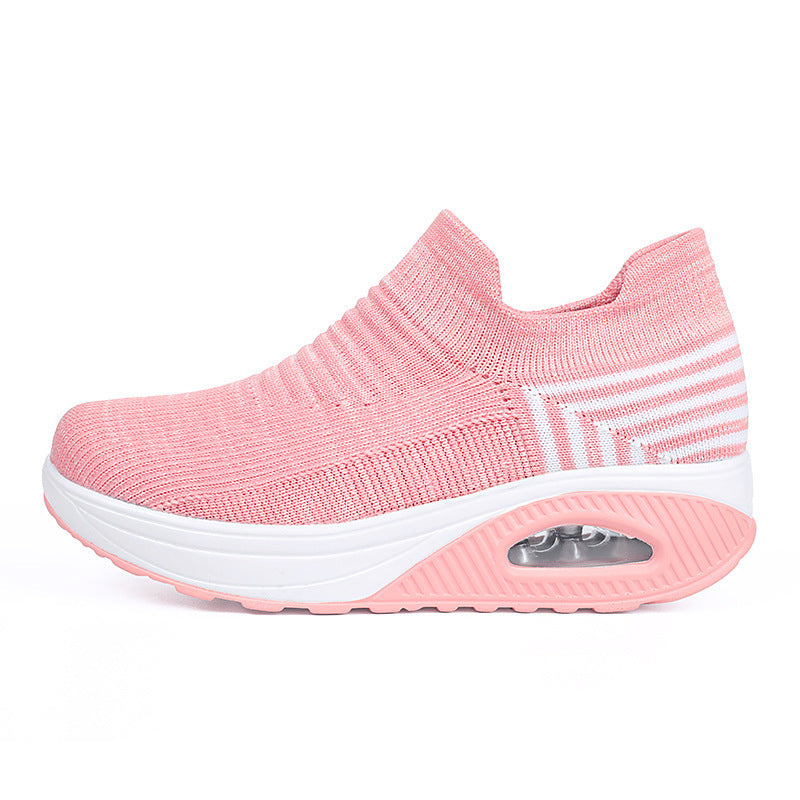 Slip-on Lazy Flying Woven Shaking Women Shoes