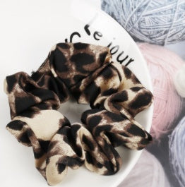 Bright Leopard Style Scrunchie