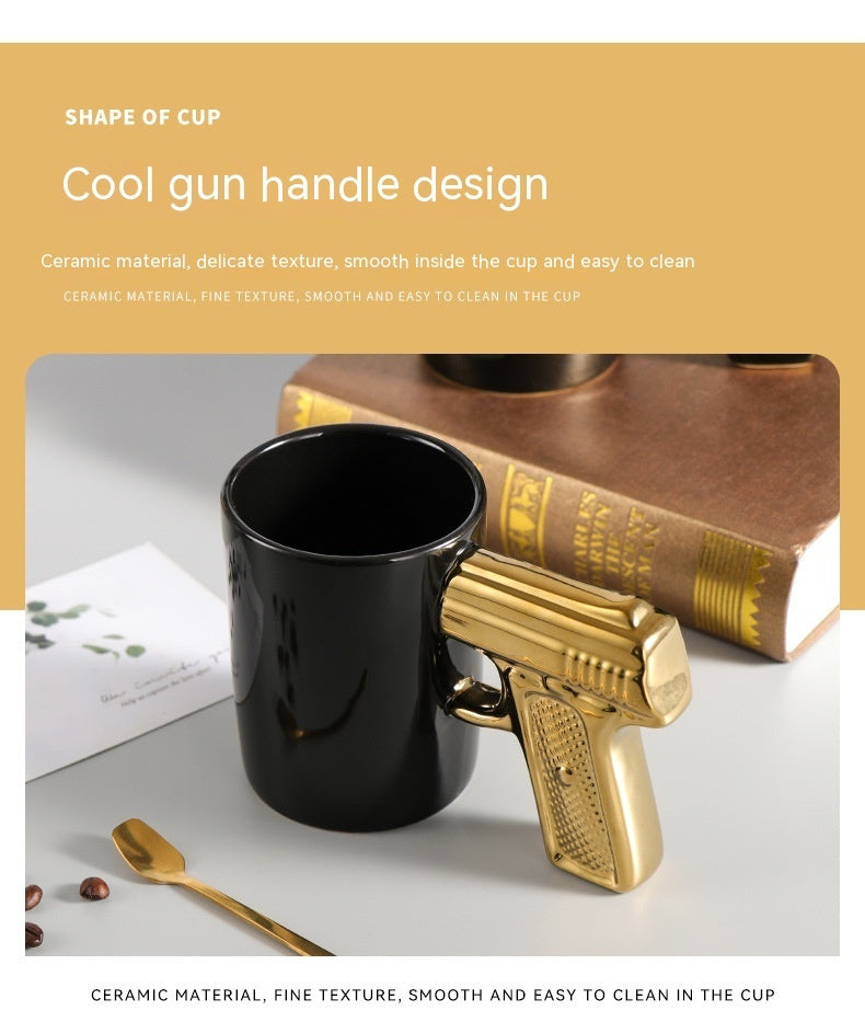 Gun Handle 3D Creative Ceramic Mug