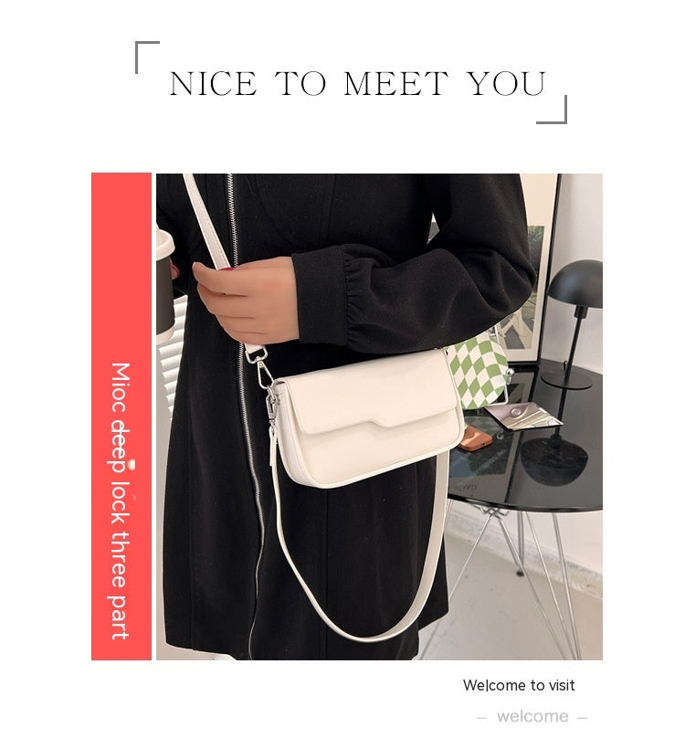 Niche Baguette Korean Style Simple Underarm Shoulder Bag