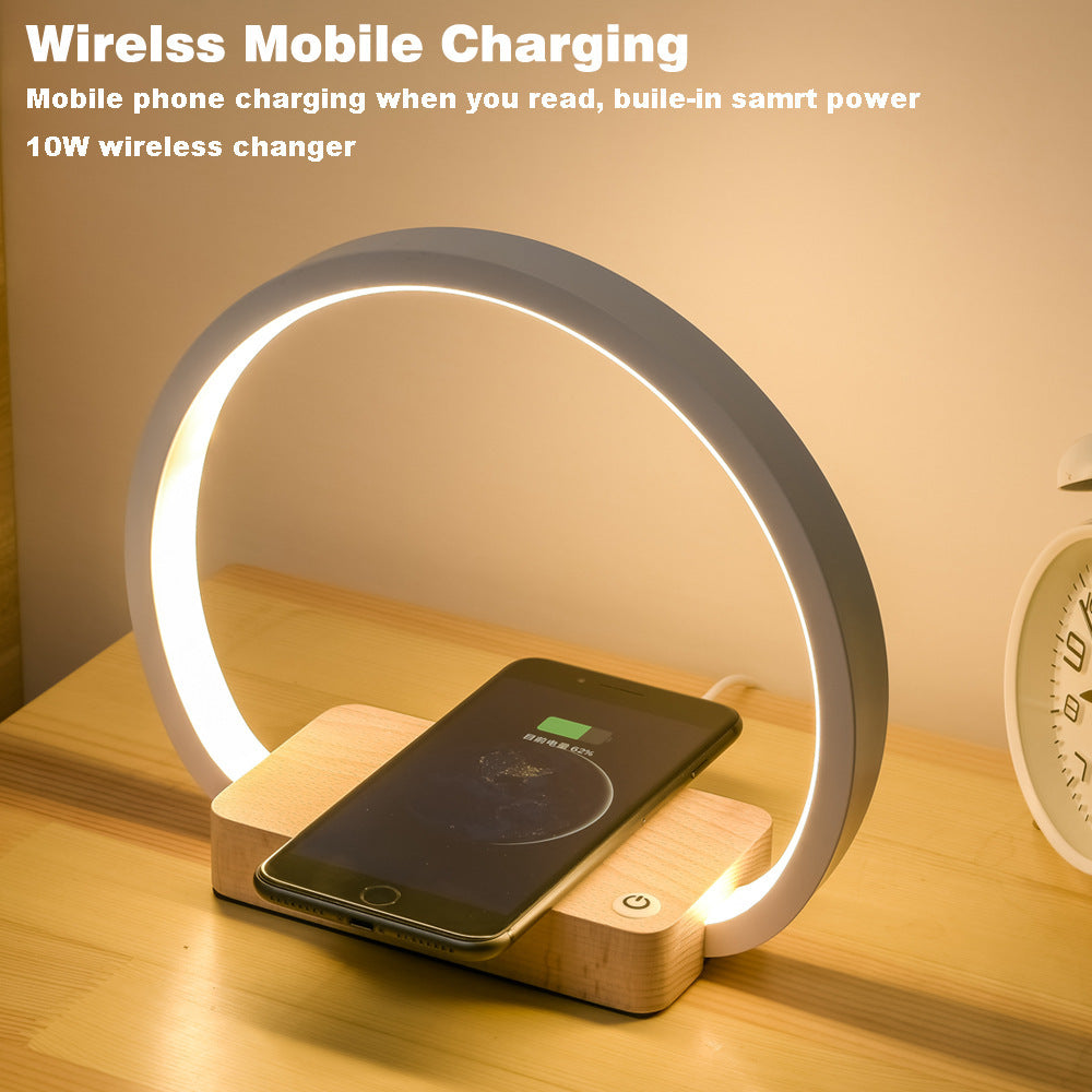 Multifunctional table lamp with Wireless Charger