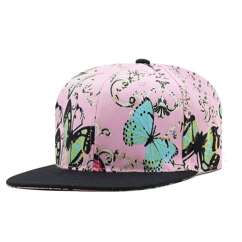 Modische Hip-Hop-Kappe mit Farbblockdesign