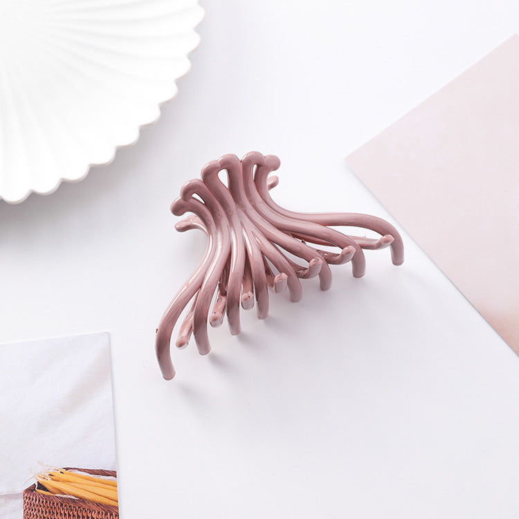 Large bath grab simple wild big hair ponytail clip