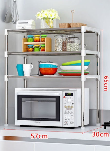 Microwave Shelf Rack Kitchen Shelf Spice Organizer