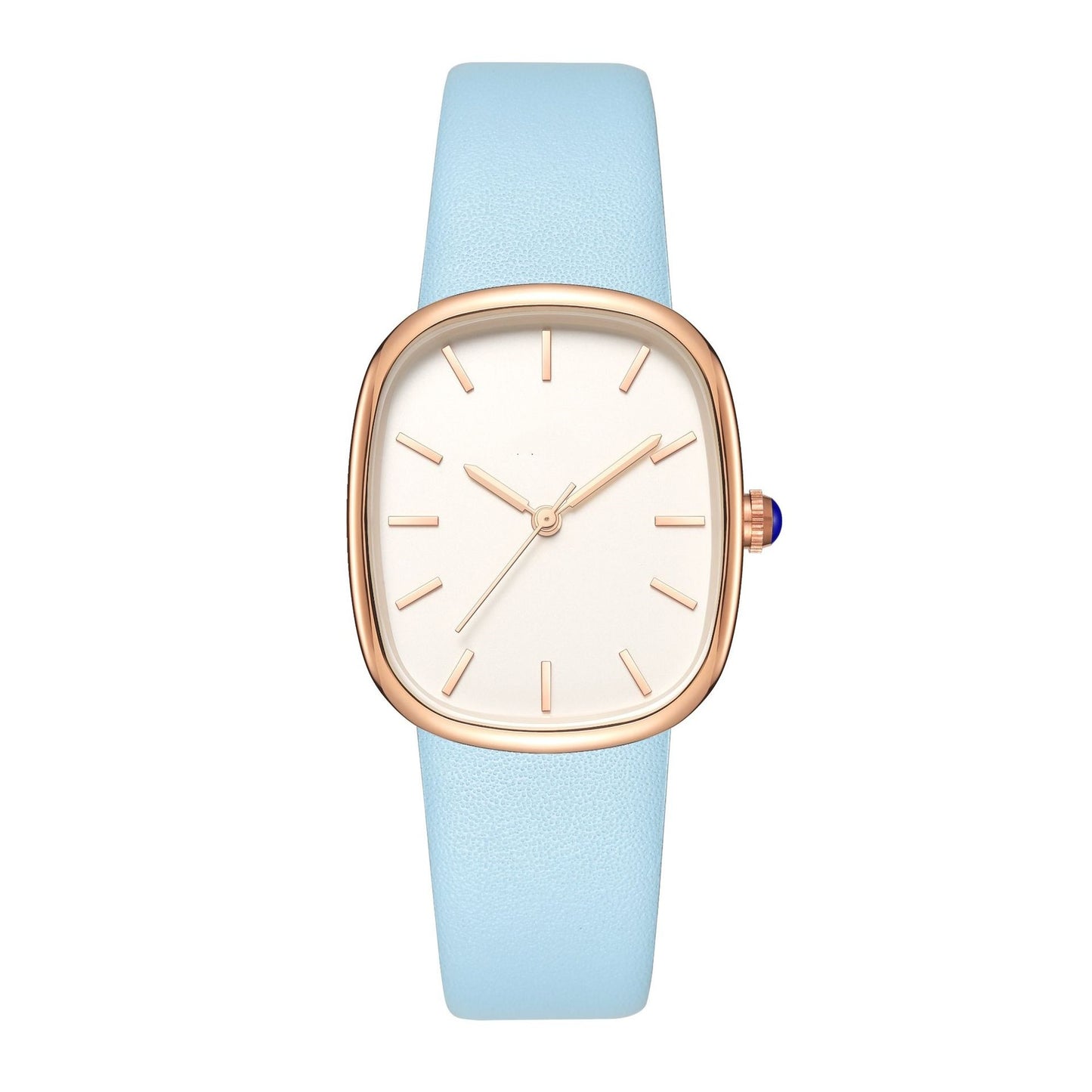 Elegante kleine quadratische Platte Damen neue Quarz Gürteluhr