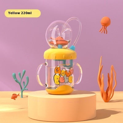 Baby Drinking Water Whale Diving Fountain Water Cup