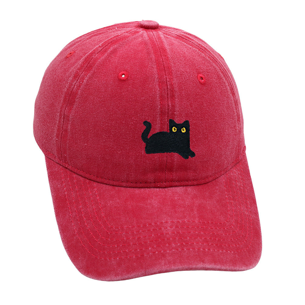Retro Distressed Men And Women Peaked Cap