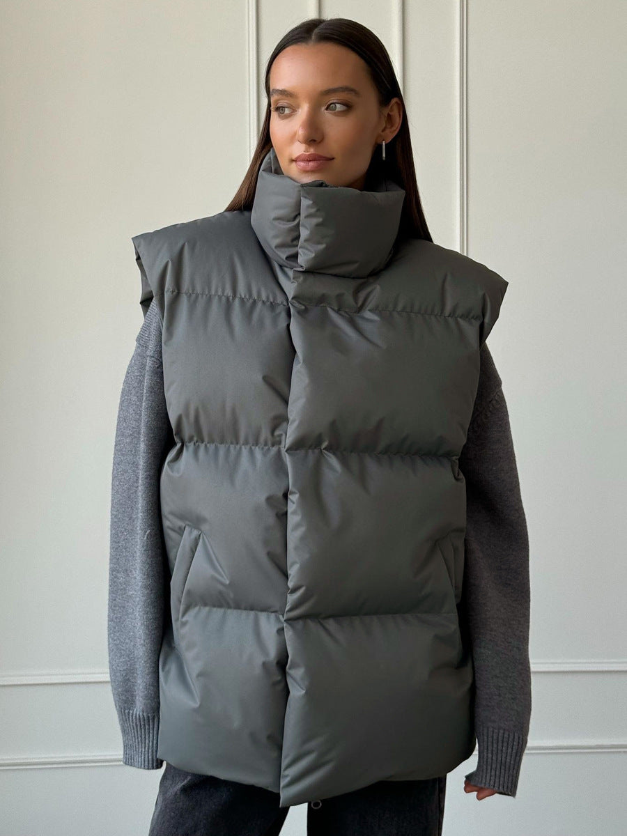 Cotton Vest Coat Sleeveless