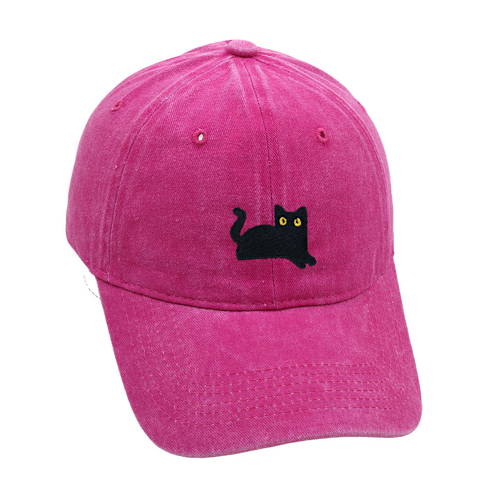 Retro Distressed Men And Women Peaked Cap