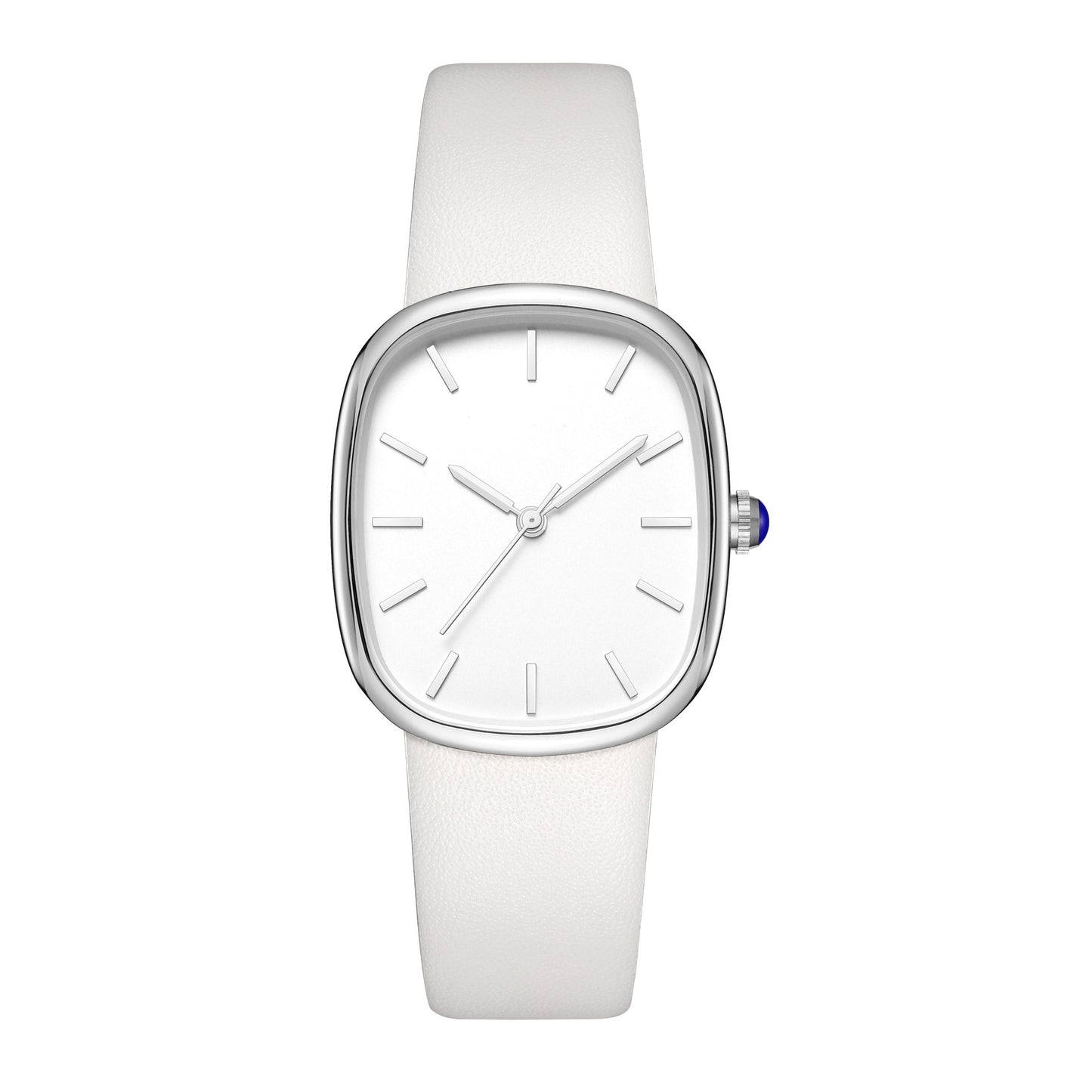 Elegante kleine quadratische Platte Damen neue Quarz Gürteluhr