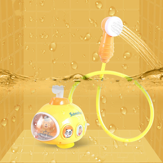 Children's Submarine Bath Toy Baby Water Jet Shower