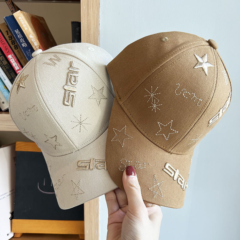 Lovers Wild Casual Sun-proof Face-looking Small Peaked Cap