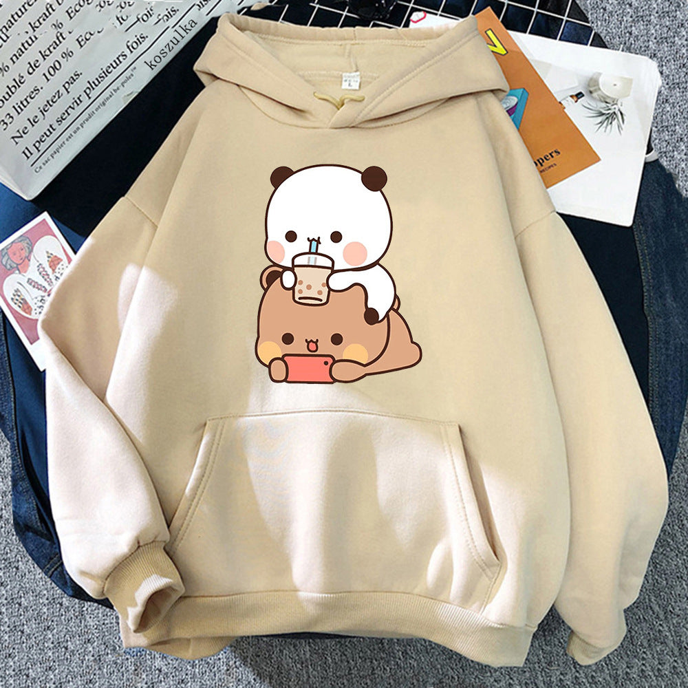 Bubu And Dudu パーカー レディース 美的グラフィック 楽しい かわいい