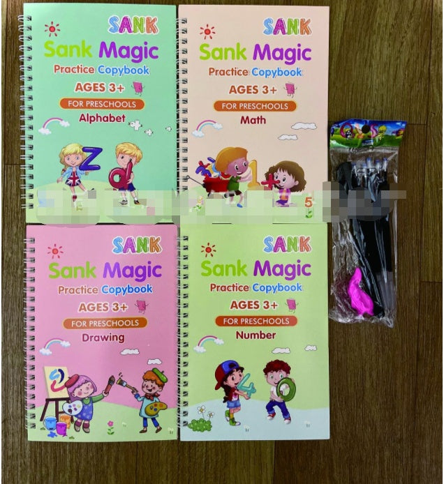 Kids Full English version of calligraphy stickers