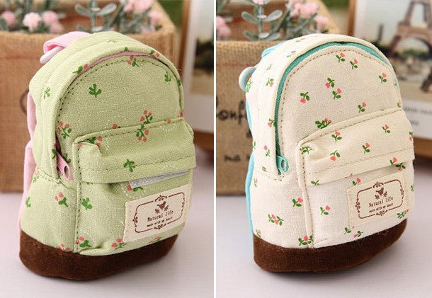 Korean pastoral small Suihua mini small hasp cute fashion change key bag