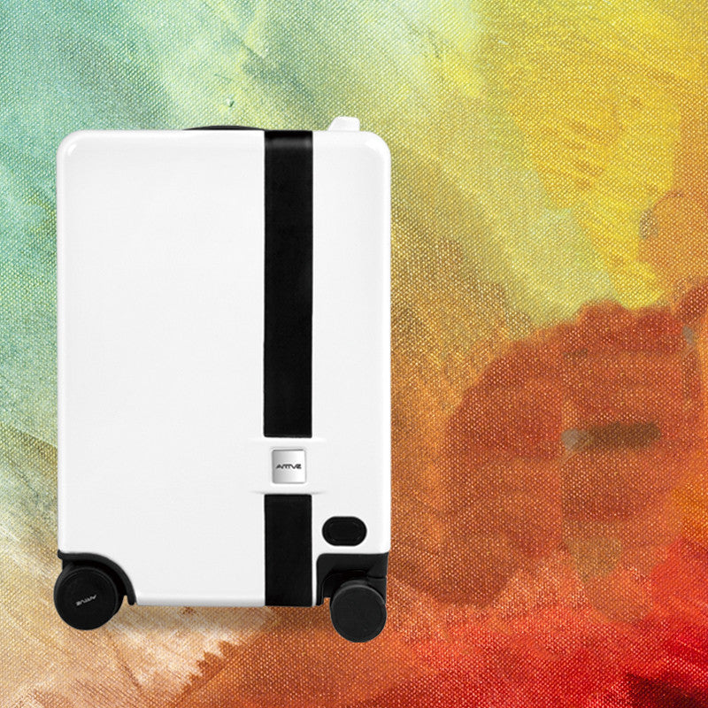 Intelligent Electric Luggage Automatically Follows You at Airport