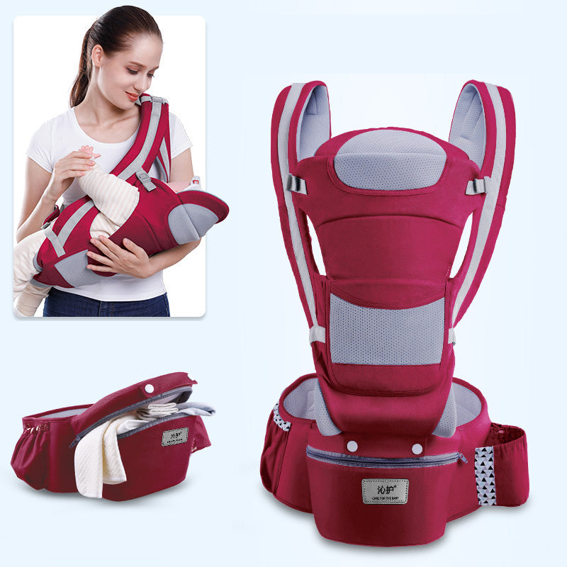 Infant Baby Hipseat Carrier 3 In 1 Front Facing Ergonomic Kangaroo Baby Wrap Sling