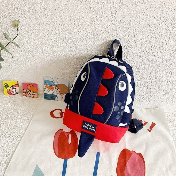 Modischer und einfacher kleiner Dinosaurier-Rucksack für Kinder
