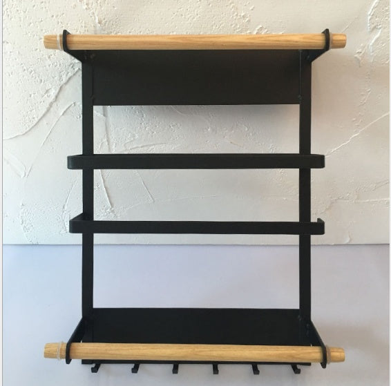 Refrigerator Side Hanging Magnet Shelf Kitchen Refrigerator Storage Side Shelf Rack