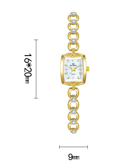 Mode Quarzuhr Diamant Armband