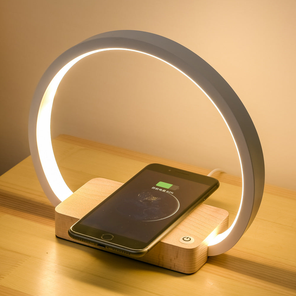 Multifunctional table lamp with Wireless Charger