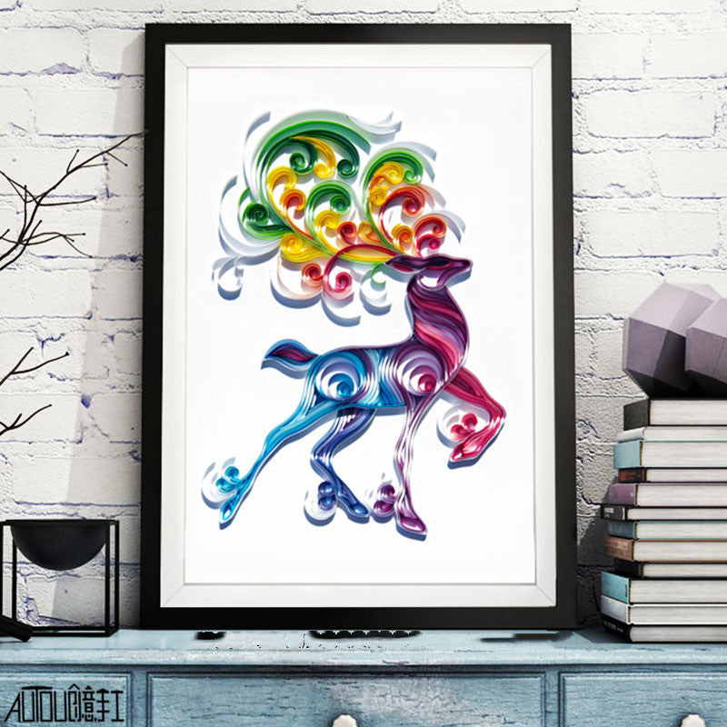 キルティングペーパーイラスト素材パッケージセット ロビー装飾 絵画 スロット