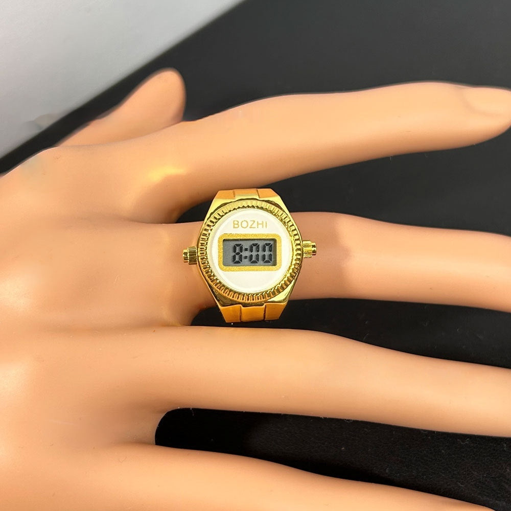 Women's Fashion Digital Display Mini Ring Watch