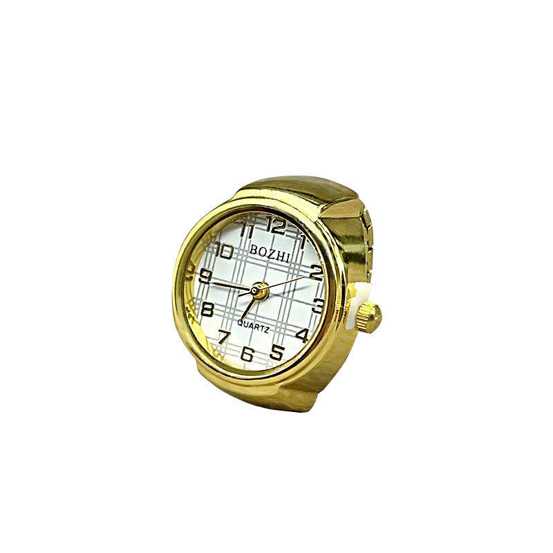Gold And Silver Shell All-Match Ring Watches