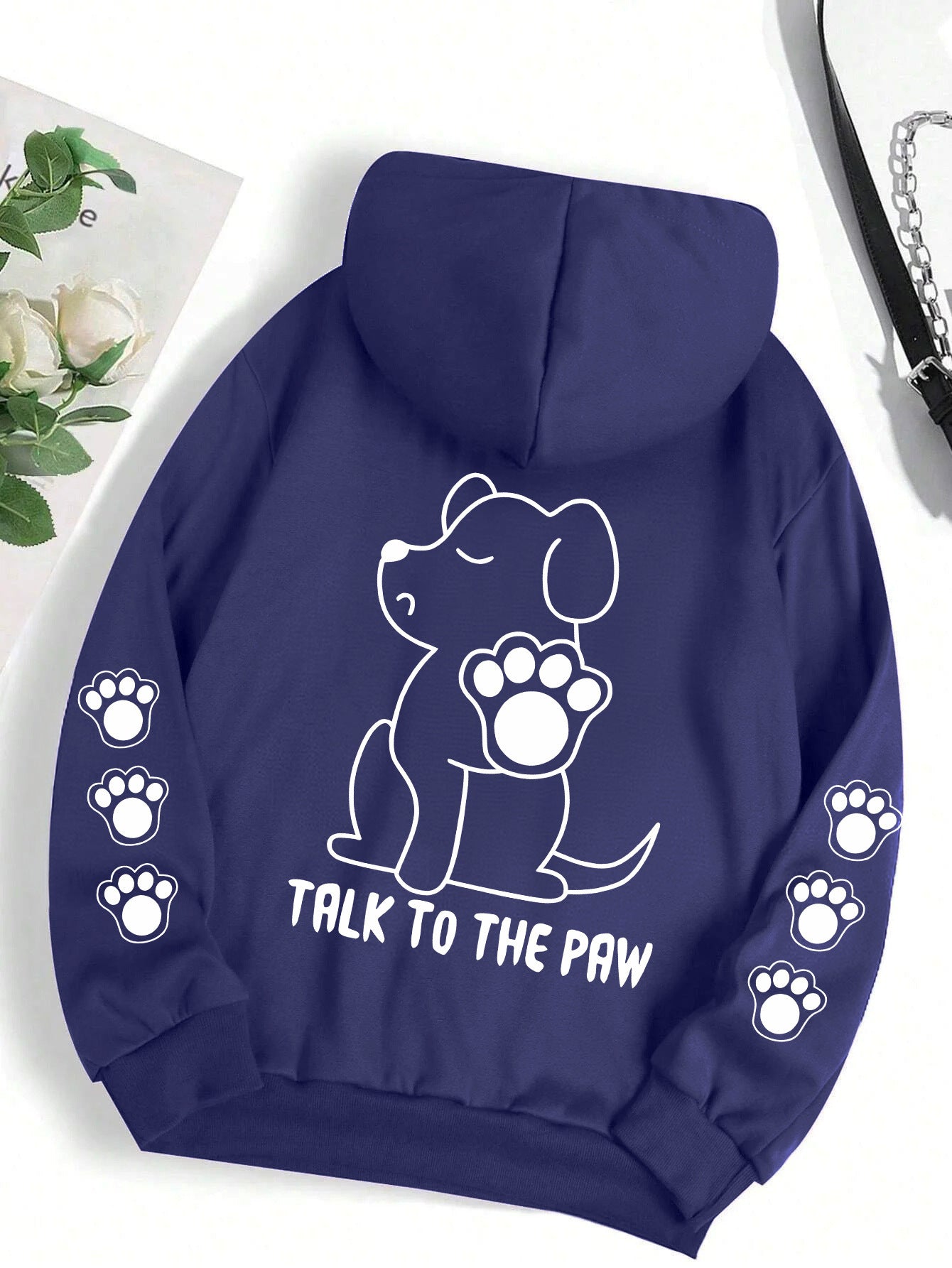 Funny Dog Cartoon Printed Women Hoodie