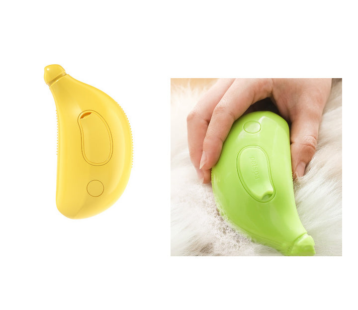 3 in 1 ペット用スチームブラシ 猫犬用洗浄スチームスプレーマッサージャー