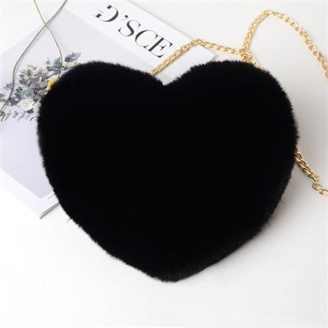 Love Plush Chain Shoulder Party Bag