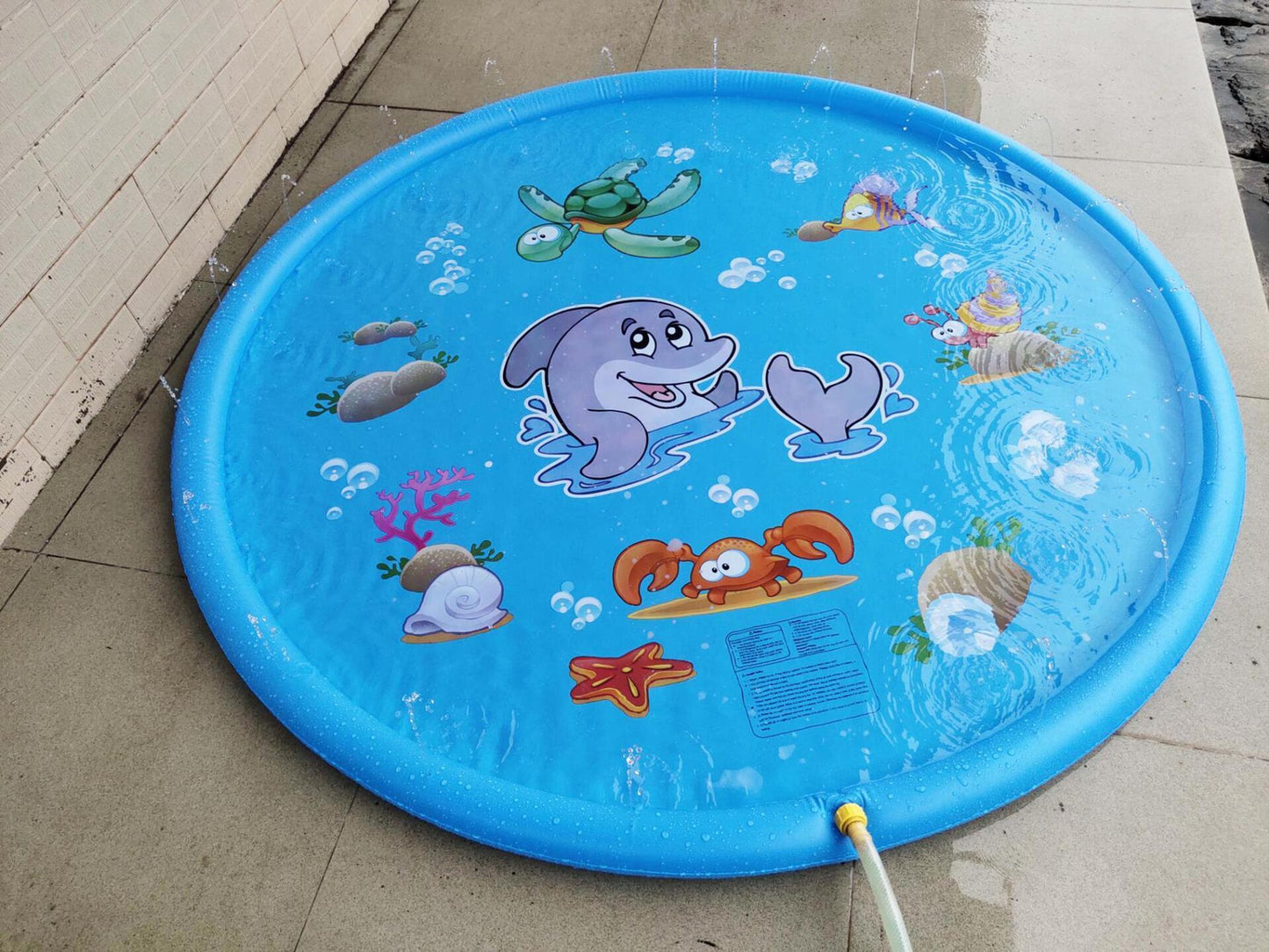 Langlebige Kinder-Wasser-Sprüh-Pool-Matte Splash Sprinkle Play Pad Mat