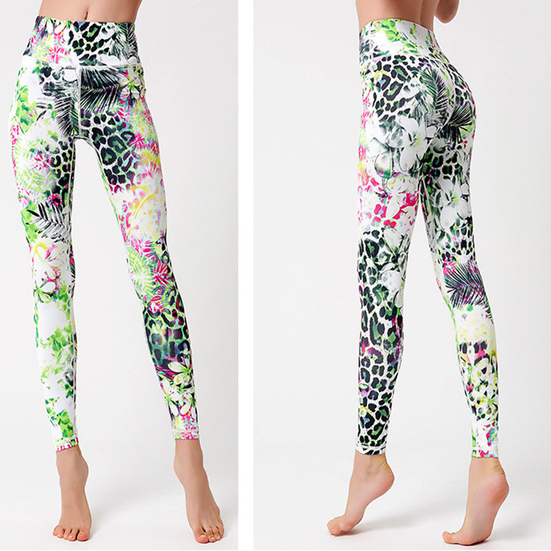 Mode Tie Dye Leggings Frauen Fitness Yoga Hosen