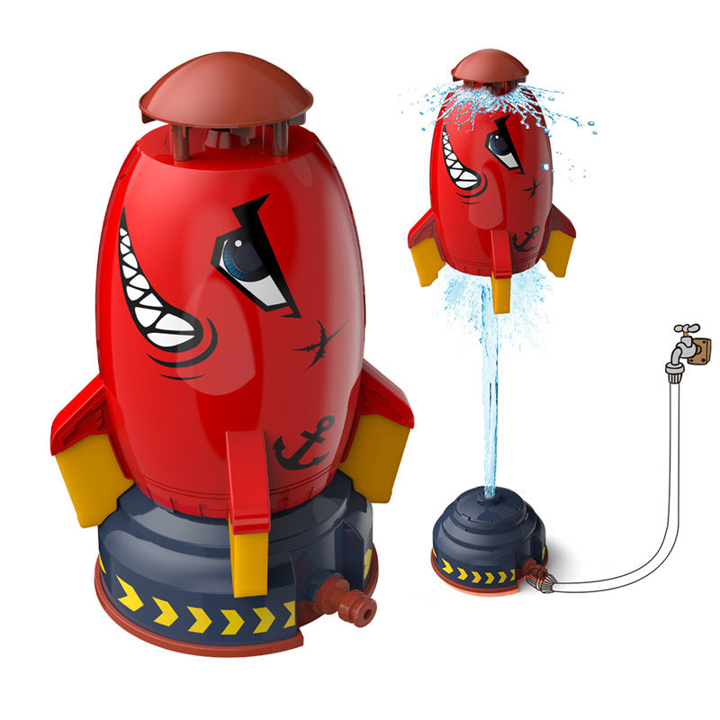 ロケットランチャーおもちゃ 屋外用ロケット 水圧リフト スプリンクラーおもちゃ