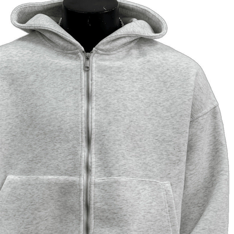 Coat Flower Gray BackPack Hoddie