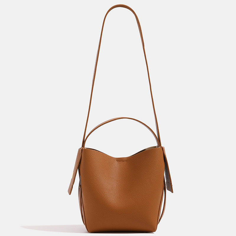 Simple Vintage Commuter Women Crossbody Luxury Leather Bag