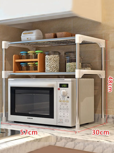 Microwave Shelf Rack Kitchen Shelf Spice Organizer