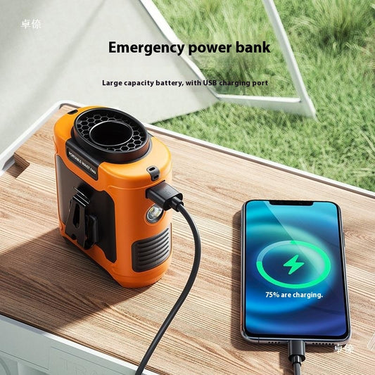 Waist Hanging Fan Portable Summer Heat Relieving Charging Refrigeration Endurance