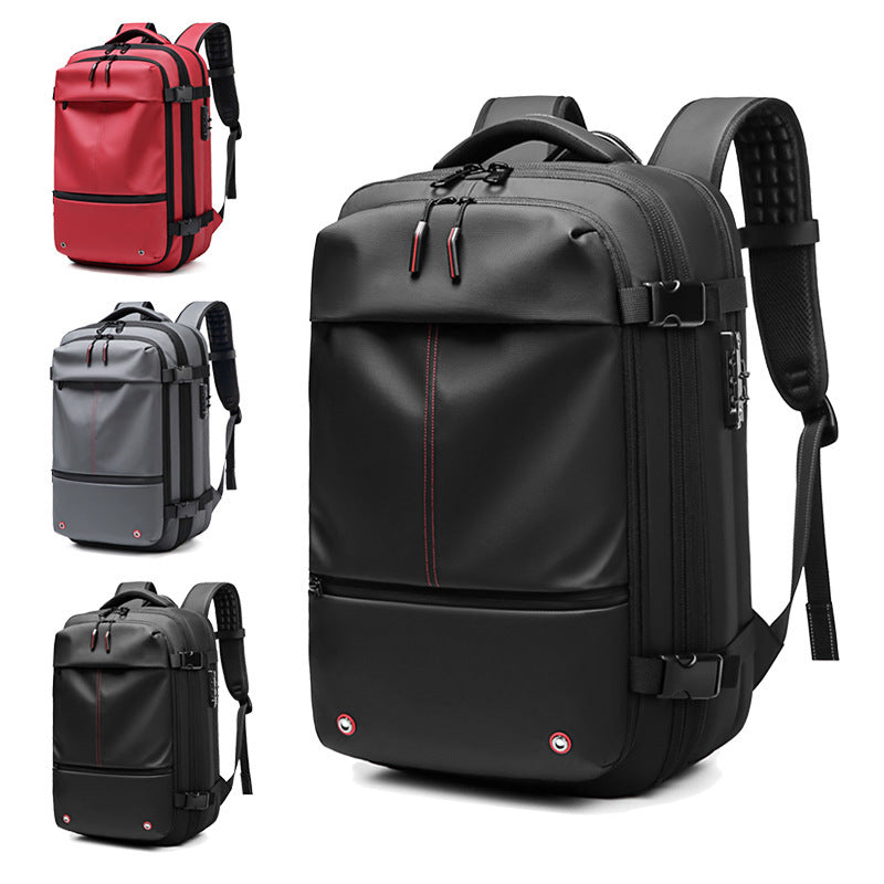 Travel Multifunction Backpack with Vacuum Compression Option & Vaccum Pump