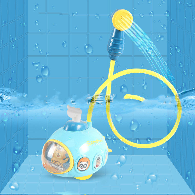 Children's Submarine Bath Toy Baby Water Jet Shower