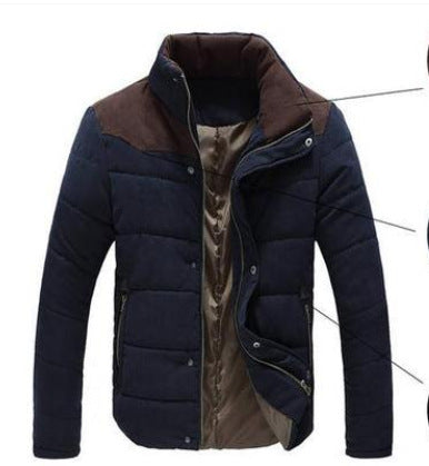 Warm Causal Parkas Male Outerwear Windbreak Jacket