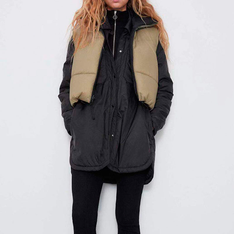 Women's Waistcoat Sleeveless Puffer Jacket