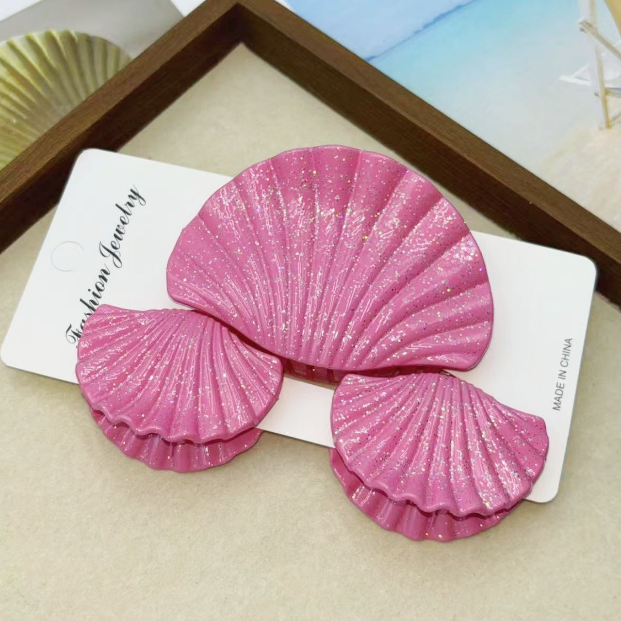 Gradient Frosted Hair Clip Set