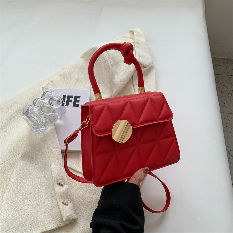 French Minority Design Rhombus Small Handbag