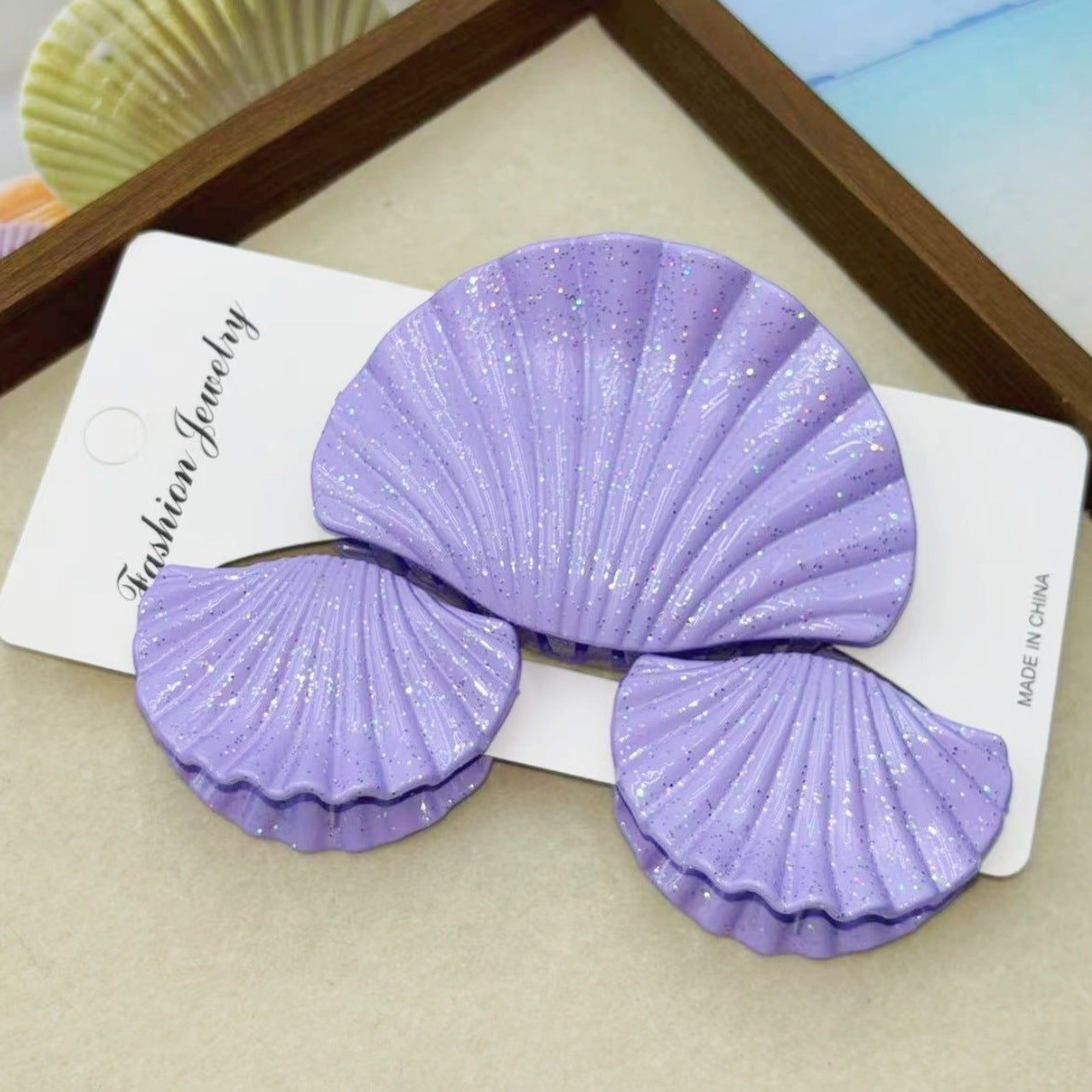 Gradient Frosted Hair Clip Set