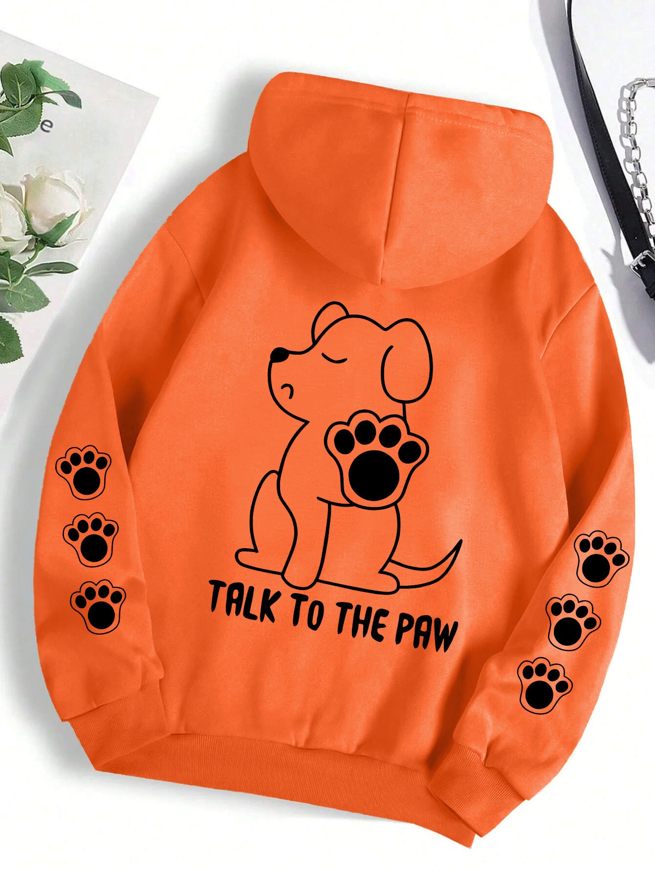 Funny Dog Cartoon Printed Women Hoodie